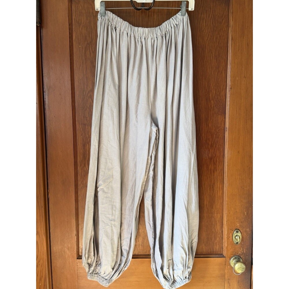 Renaissance Pants Large Breeches Slops Gray Unisex Elastic Waist & Ankles